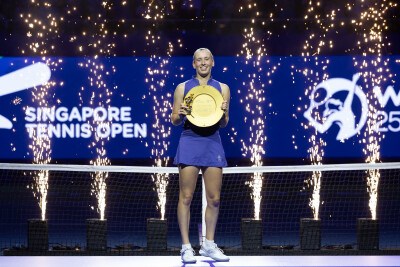 Elise Mertens clinches singles title at inaugural Singapore Tennis Open