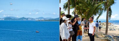 Int’l media charmed by "China tour" amid cool summer in Hainan